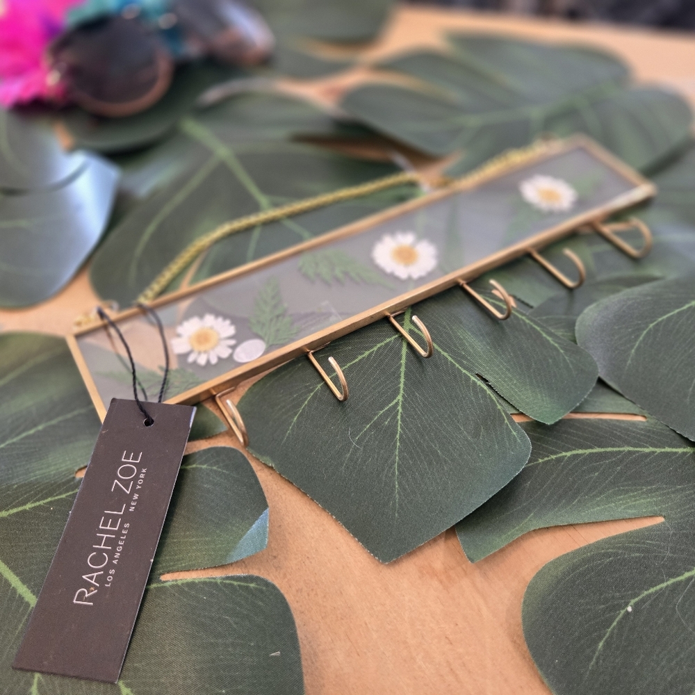 Pressed Flowers Jewelry/Key Holder | Rachel Zoe